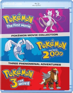 Pokemon: The Movies 1-3 Collection [Blu-Ray] Cover