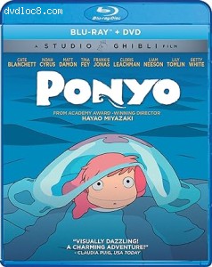 Ponyo [Blu-Ray + DVD] Cover