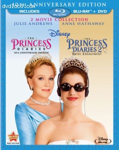 Princess Diaries: 2-Movie Collection, The (10th Anniversary Edition) [Blu-Ray + DVD] Cover