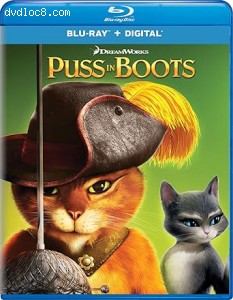 Puss In Boots [Blu-Ray + Digital] Cover