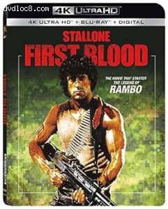 First Blood [4K Ultra HD + Blu-Ray + Digital] Cover