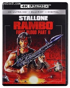 Rambo: First Blood Part II [4K Ultra HD + Blu-Ray + Digital] Cover