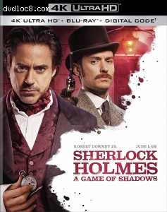 Sherlock Holmes: A Game Of Shadows [4K Ultra HD + Blu-Ray + Digital] Cover