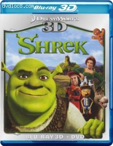 Shrek 3D [Blu-Ray 3D + DVD] Cover