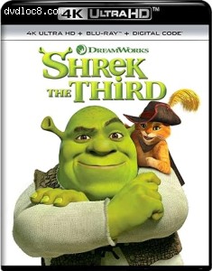 Shrek the Third [4K Ultra HD + Blu-Ray + Digital] Cover