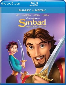 Sinbad: Legend of the Seven Seas [Blu-Ray + Digital] Cover