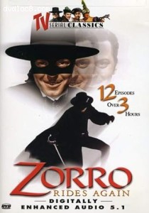 Zorro Rides Again Cover