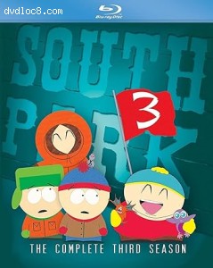 South Park: The Complete 3rd Season [Blu-Ray] Cover