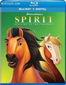 Spirit: Stallion of the Cimarron [Blu-Ray + Digital] Cover