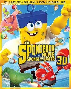 SpongeBob Movie, The: Sponge Out of Water 3D [Blu-Ray 3D + Blu-Ray + DVD + Digital] Cover