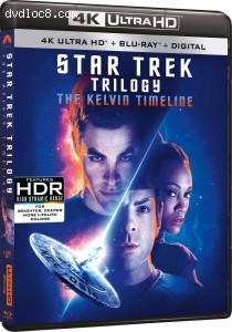 Star Trek Trilogy: The Kevin Timeline [4K Ultra HD + Blu-Ray + Digital] Cover