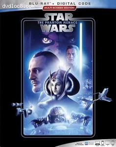 Star Wars: Episode I - The Phantom Menace [Blu-Ray + Digital] Cover