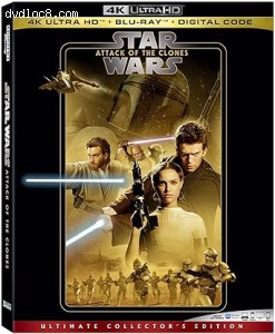 Star Wars: Episode II - Attack of the Clones (Ultimate Collector's Edition) [4K Ultra HD + Blu-Ray + Digital] Cover