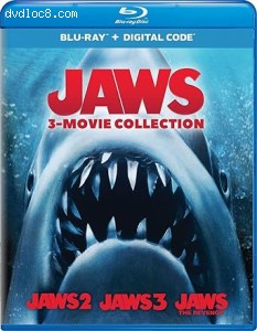 Jaws - 3 Movie Collection [Blu-ray + Digital] Cover