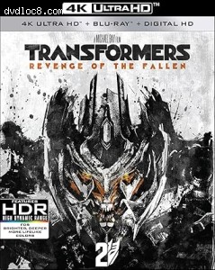 Transformers: Revenge of the Fallen [4K Ultra HD + Blu-Ray + Digital] Cover