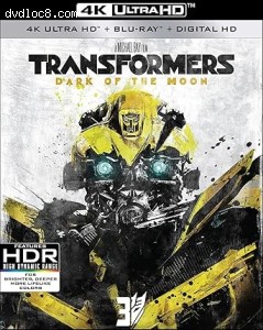 Transformers: Dark of the Moon [4K Ultra HD + Blu-Ray + Digital] Cover