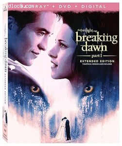 Twilight Saga, The: Breaking Dawn - Part 1 (Extended Edition) [Blu-Ray + DVD + Digital] Cover