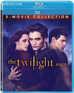 Twilight Saga: 5-Movie Collection, The [Blu-Ray] Cover