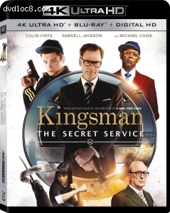 Kingsman: The Secret Service [4K Ultra HD + Blu-Ray + Digital] Cover