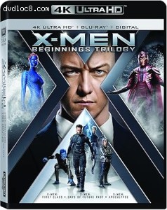 X-Men: Beginnings Trilogy [4K Ultra HD + Blu-Ray + Digital] Cover