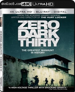 Zero Dark Thirty [4K Ultra HD + Blu-Ray + Digital] Cover