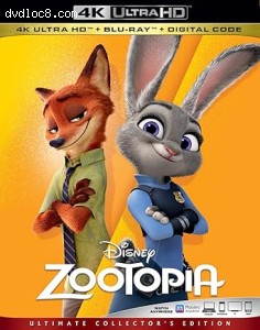 Zootopia (Ultimate Collector's Edition) [4K Ultra HD + Blu-Ray + Digital] Cover