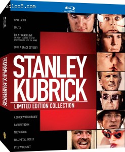 Stanley Kubrick: Limited Edition Collection (Spartacus / Lolita / Dr. Strangelove / 2001: A Space Odyssey / A Clockwork Orange / Barry Lyndon / The Shining / Full Metal Jacket / Eyes Wide Shut) [Blu-Ray] Cover