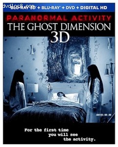 Paranormal Activity: The Ghost Dimension 3D [Blu-Ray 3D + Blu-Ray + DVD + Digital] Cover