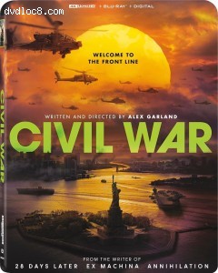 Cover Image for 'Civil War [4K Ultra HD + Blu-ray + Digital 4K]'