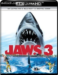 Jaws 3 [4K Ultra HD + Blu-ray 3D + Digital] Cover