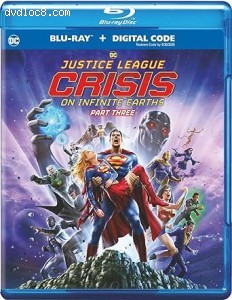 Justice League: Crisis on Infinite Earths - Part Three [Blu-ray + Digital] Cover