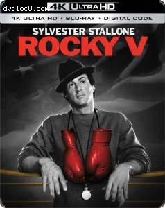 Rocky V (SteelBook) [4K Ultra HD + Blu-ray + Digital] Cover