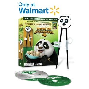 Kung Fu Panda 4 (Wal-Mart Exclusive Limited Edition Movie Giftset) [Blu-ray + DVD + Digital] Cover