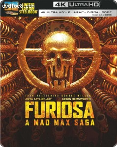 Furiosa: A Mad Max Saga (SteelBook) [4K Ultra HD + Blu-ray + Digital 4K]