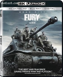 Fury [4K Ultra HD + Blu-Ray + Digital] Cover