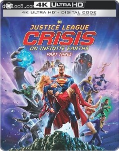 Justice League: Crisis on Infinite Earths - Part Three (SteelBook) [4K Ultra HD + Digital] Cover