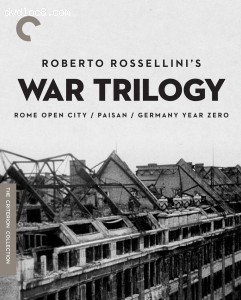 Roberto Rossellini's War Trilogy (Rome, Open City / Paisan / Germany Year Zero) (The Criterion Collection) [Blu-Ray] Cover