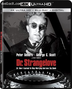 Dr. Strangelove or: How I Learned to Stop Worrying and Love the Bomb [4K Ultra HD + Blu-Ray + Digital] Cover