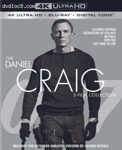 007: The Daniel Craig 5-Film Collection [4K Ultra HD + Blu-ray] Cover