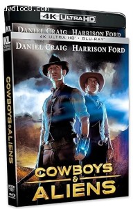 Cowboys &amp; Aliens [4K Ultra HD + Blu-Ray] Cover