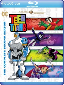 Teen Titans: The Complete Second Season [Blu-Ray] Cover