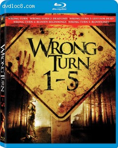 Wrong Turn Collection: 1-5 [Blu-Ray] Cover