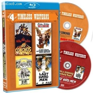 Movies 4 You: Timeless Westerns (Rio Conchos / Take a Hard Ride / Butch &amp; Sundance: The Early Days / The Last Hard Men) [Blu-Ray] Cover