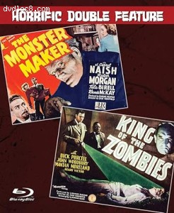 Monster Maker, The / King of the Zombies (Horrific Double Feature) [Blu-Ray] Cover