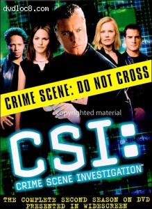 CSI: Crime Scene Investigation - The Complete Second Season Cover