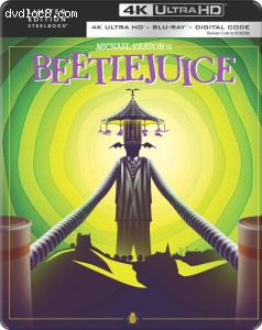 Beetlejuice (Wal-Mart Exclusive SteelBook) [4K Ultra HD + Blu-ray + Digital] Cover