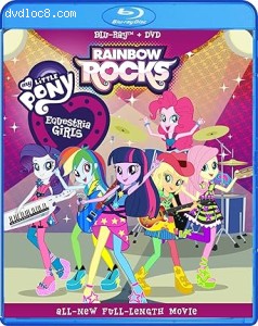 My Little Pony: Equestria Girls - Rainbow Rocks [Blu-Ray + DVD] Cover