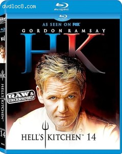 Hell's Kitchen: Season 14 (Raw &amp; Uncensored) [Blu-Ray] Cover