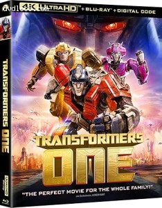 Transformers One [4K Ultra HD + Blu-Ray + Digital] Cover