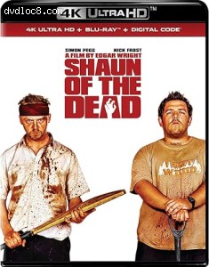 Shaun of the Dead (20th Anniversary Edition) [4K Ultra HD + Blu-Ray + Digital] Cover